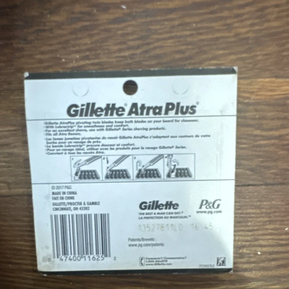 Gillette Atra Plus Refill Cartridges 10 Pack 2-Blade Stainless Steel